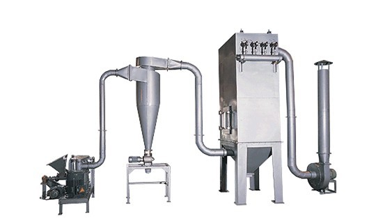 Swirl fluidized bed airflow pulverizer