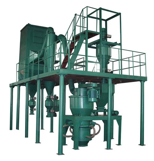 Gas flow crushing machinery is widely used